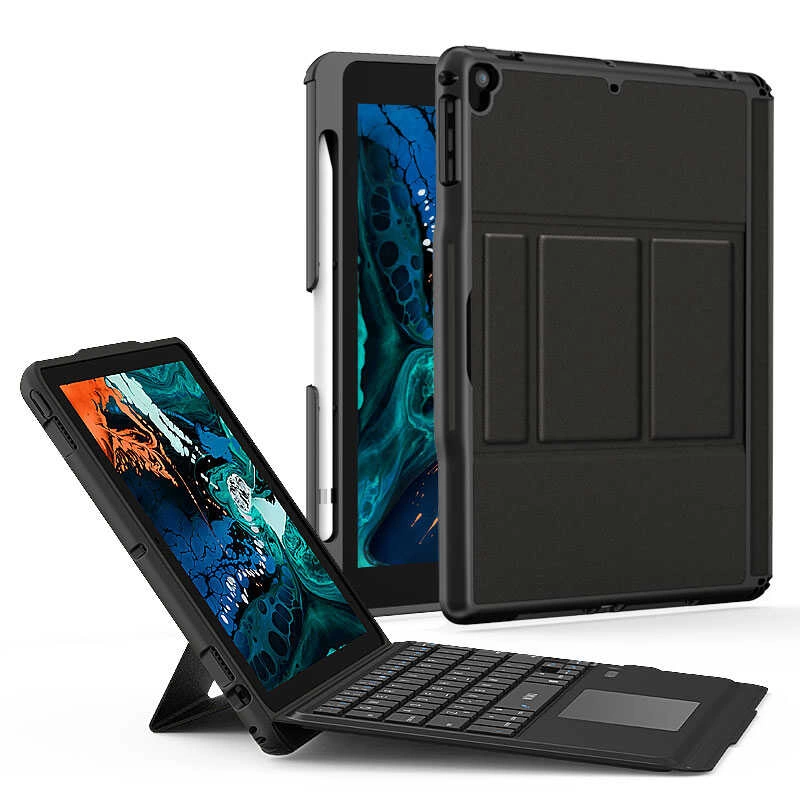 More TR Apple iPad Pro 11 Wiwu Keyboard Folio Kablosuz Klavyeli Kılıf