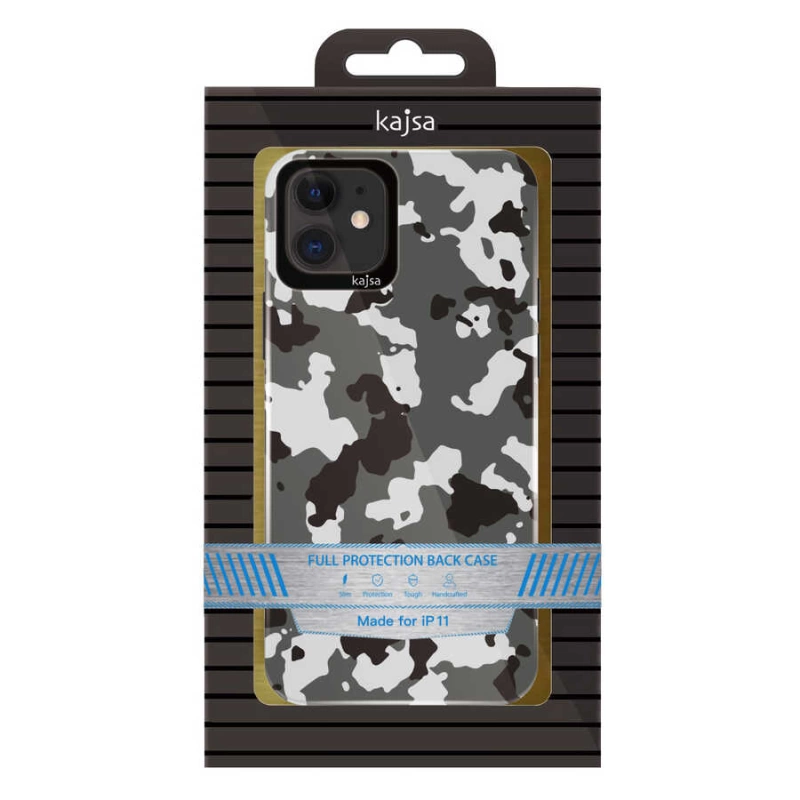 More TR Apple iPhone 11 Kılıf Kajsa Camo Kapak