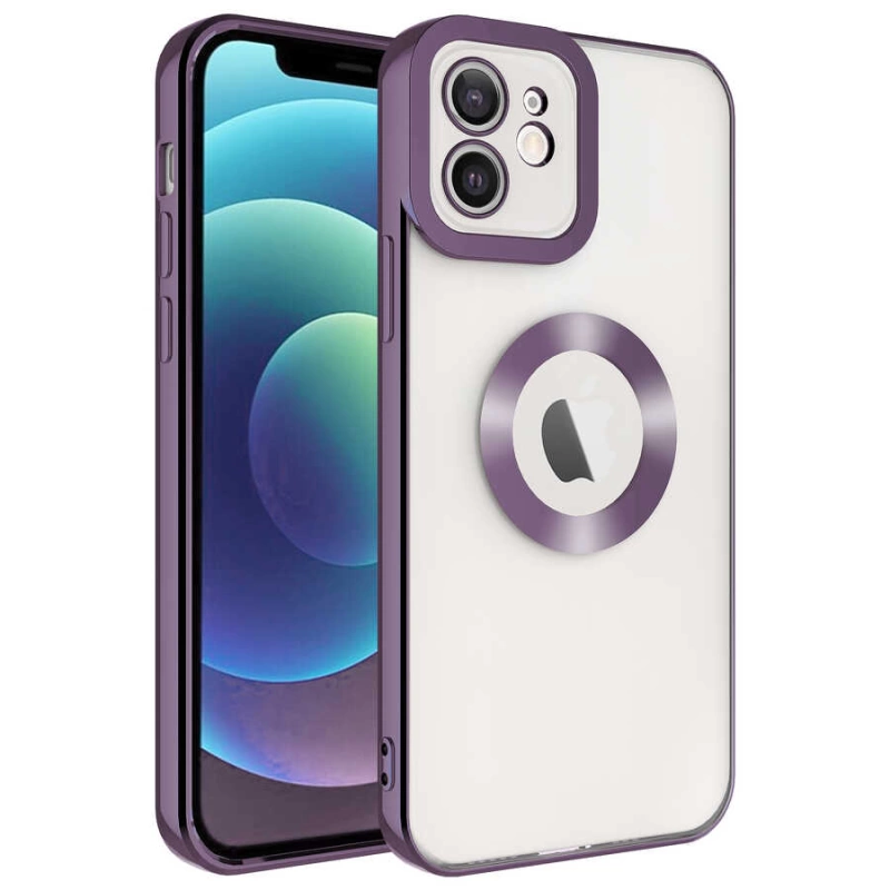 More TR Apple iPhone 11 Kılıf Kamera Korumalı Logo Gösteren Zore Omega Kapak