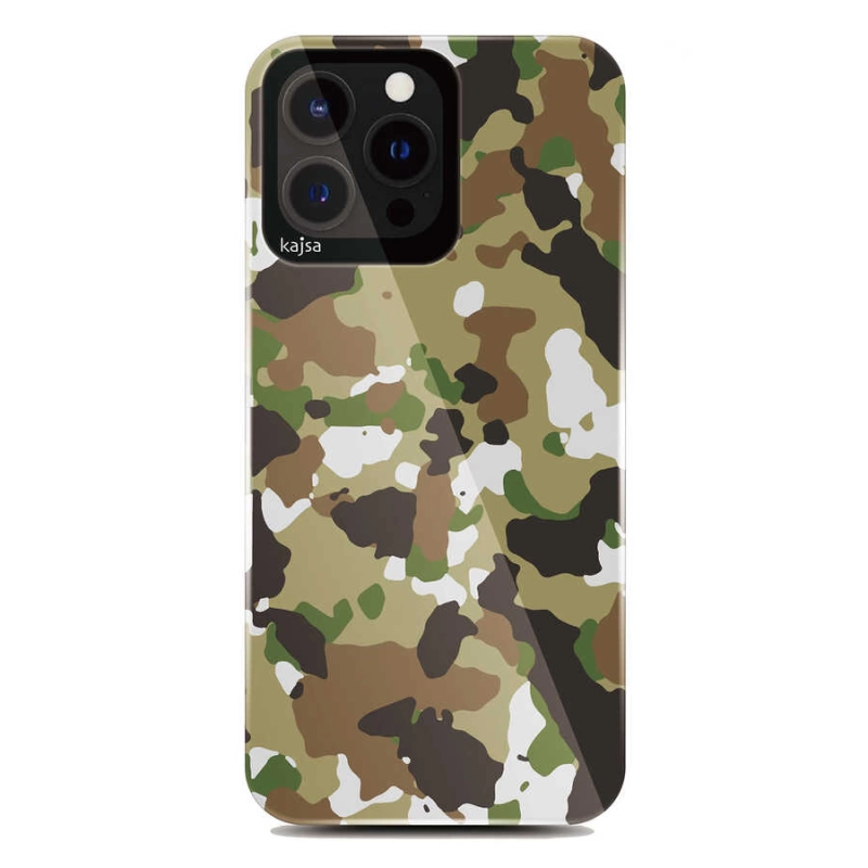 More TR Apple iPhone 13 Pro Kılıf Kajsa Camo Kapak