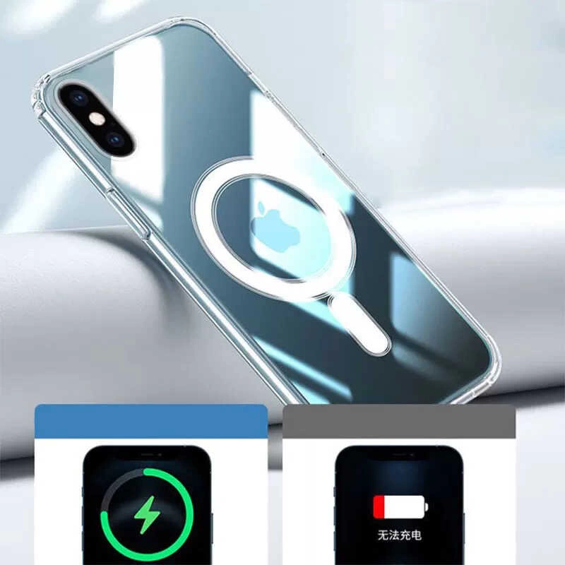 More TR Apple iPhone XS Max 6.5 Kılıf Zore Tacsafe Wireless Kapak