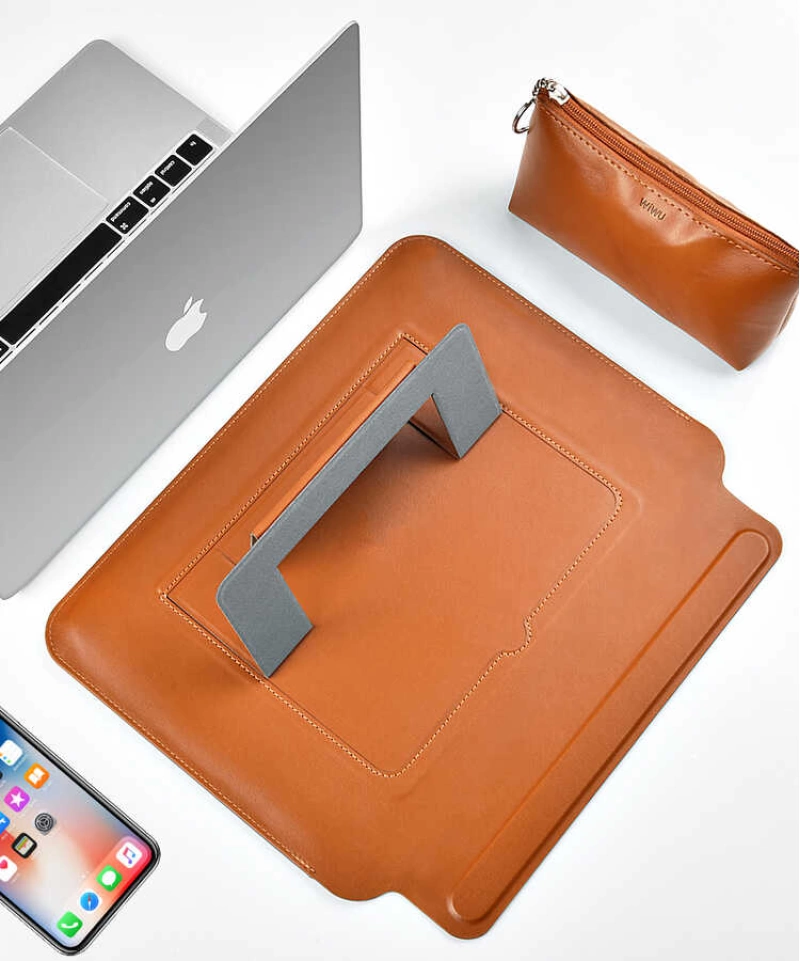 More TR Apple Macbook Pro 14.2 2023 A2779 Wiwu Macbook Skin Pro Portable Stand Kılıf