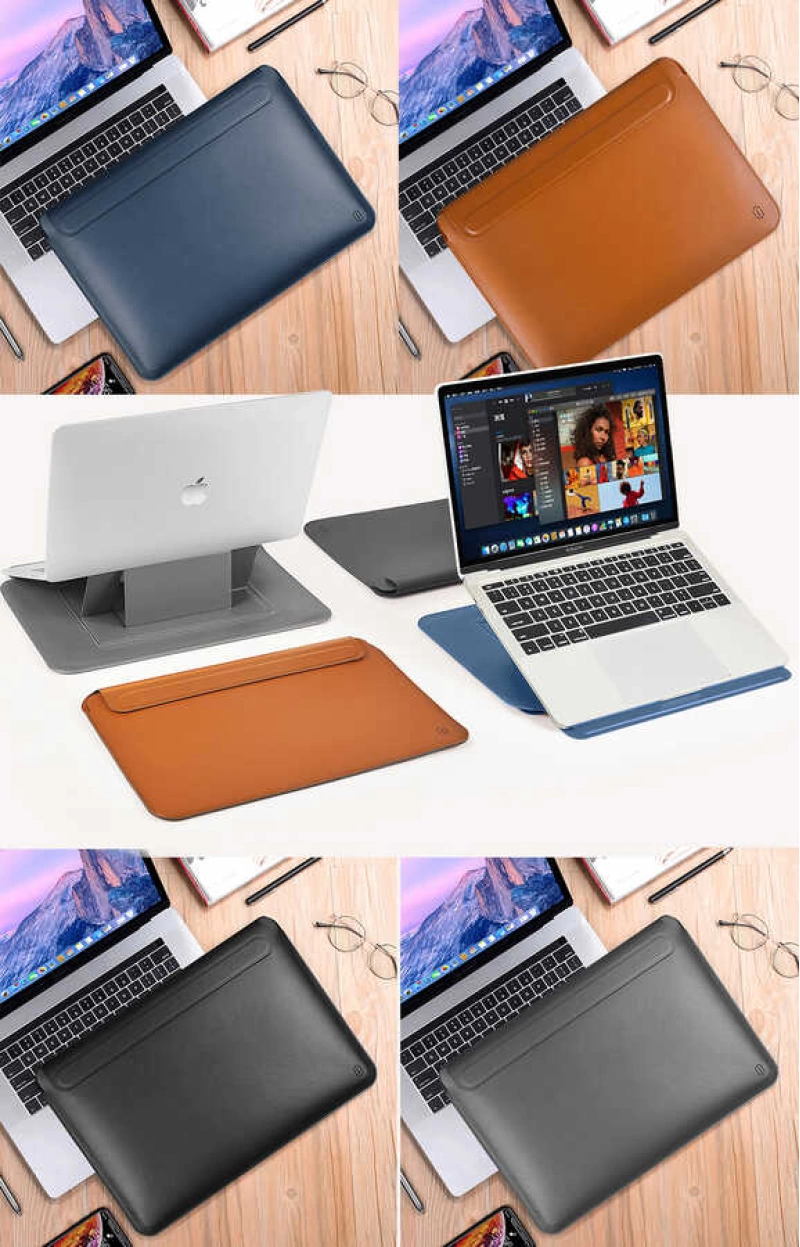 More TR Apple Macbook Pro 14.2 2023 A2779 Wiwu Macbook Skin Pro Portable Stand Kılıf