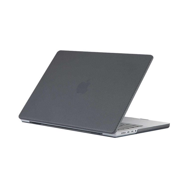 More TR Apple Macbook Pro 14.2 2023 A2779 Zore MSoft Carbon Fiber Tasarımlı Kapak