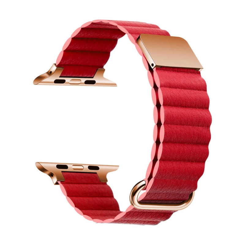 More TR ​​​Apple Watch 38mm KRD-78 PU Deri Kordon Strap Kayış