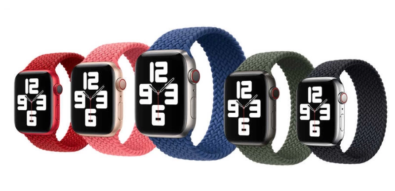 More TR Apple Watch 40mm Wiwu Braided Solo Loop Medium Kordon