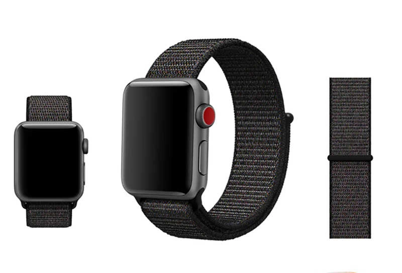 More TR Apple Watch Ultra 49mm Kordon Zore KRD-03 Hasır Strap Kayış