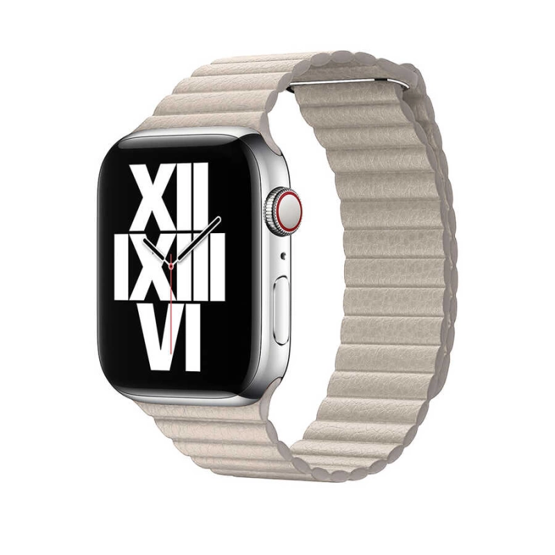 More TR Apple Watch Ultra 49mm Kordon KRD-09 Deri Lop Strap Kayış