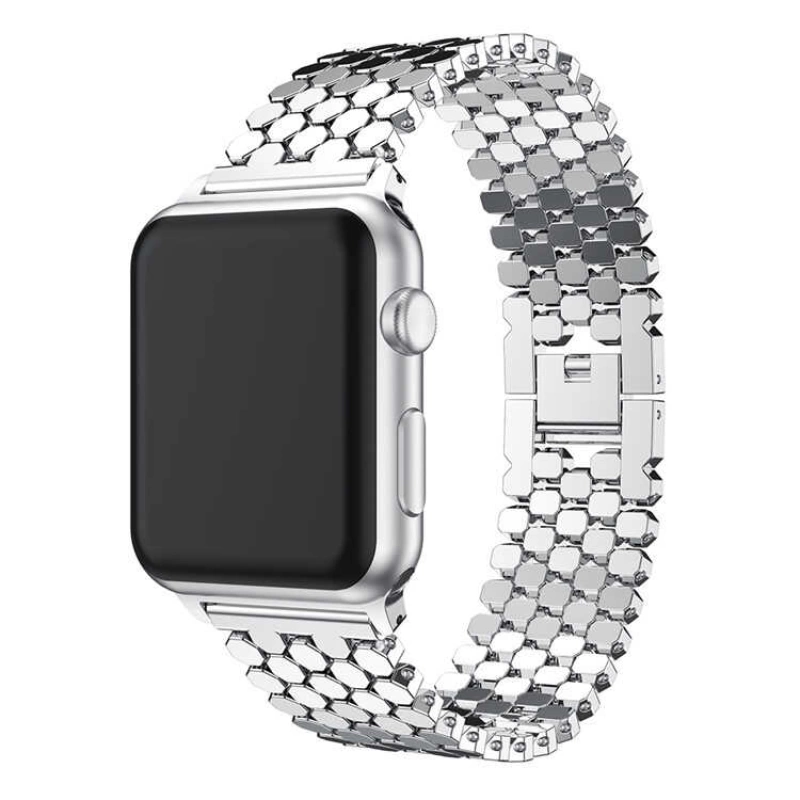 More TR Apple Watch Ultra 49mm Kordon KRD-30 Metal Strap Kayış