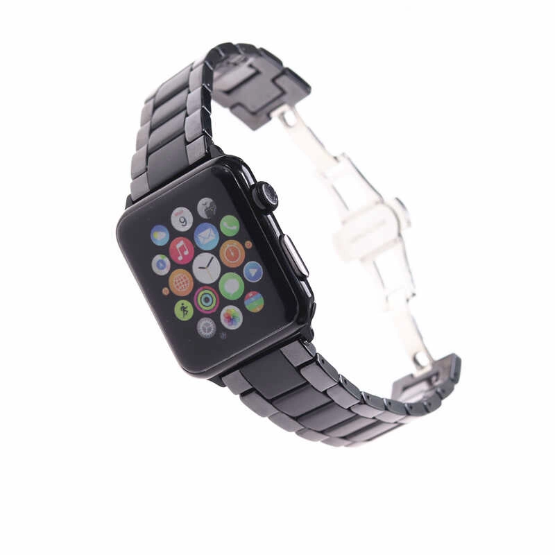 More TR ​​​Apple Watch Ultra 49mm Kordon Mat Seramik Metal Strap Kayış