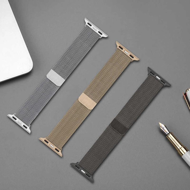 More TR Apple Watch Ultra 49mm Kordon Wiwu Minalo Metal Strap Kayış