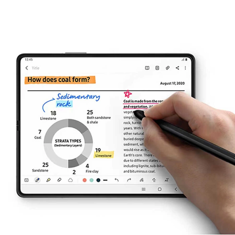 More TR Galaxy Z Fold 4 Wiwu Dokunmatik Çizim Kalemi