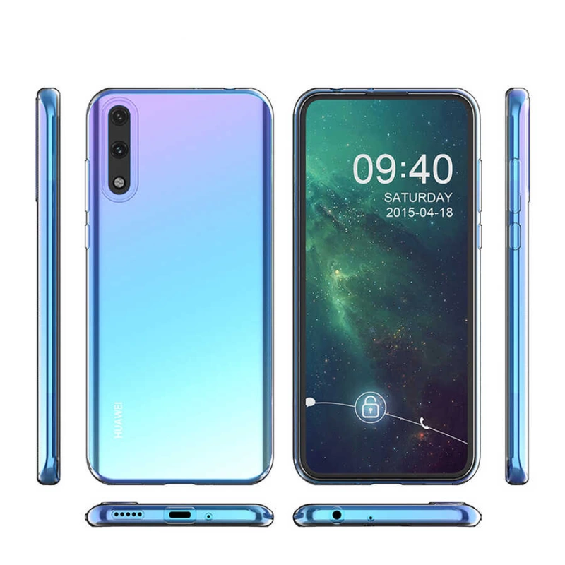 More TR Huawei P Smart S (Y8P) Kılıf Zore Süper Silikon Kapak