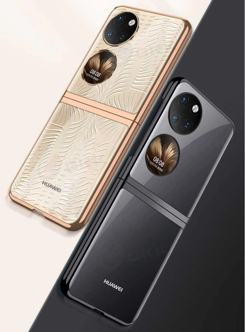 More TR Huawei P50 Pocket Kılıf Zore Kıpta Kapak