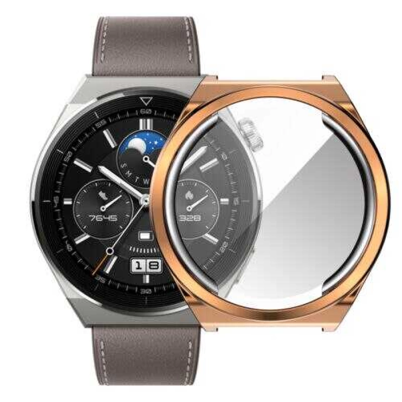 More TR Huawei Watch GT 3 Pro 43mm Zore Watch Gard 02 Koruyucu Silikon