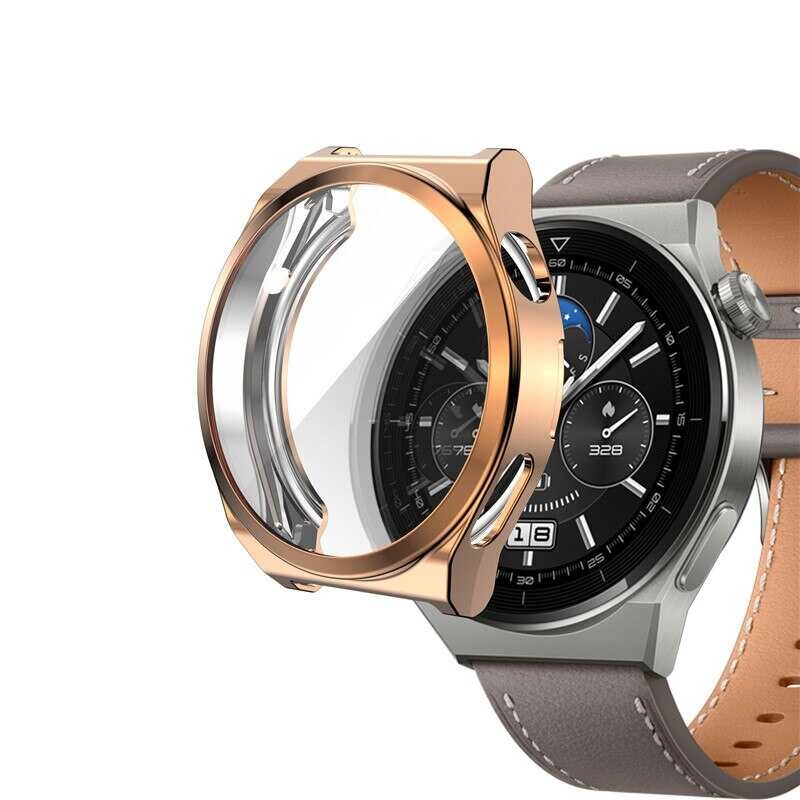 More TR Huawei Watch GT 3 Pro 43mm Zore Watch Gard 02 Koruyucu Silikon