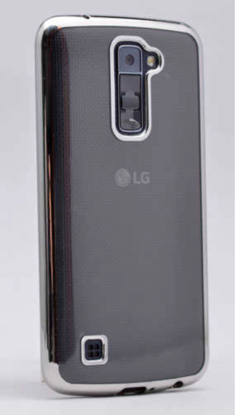 LG K10 Kılıf Zore Lazer Kaplama Silikon