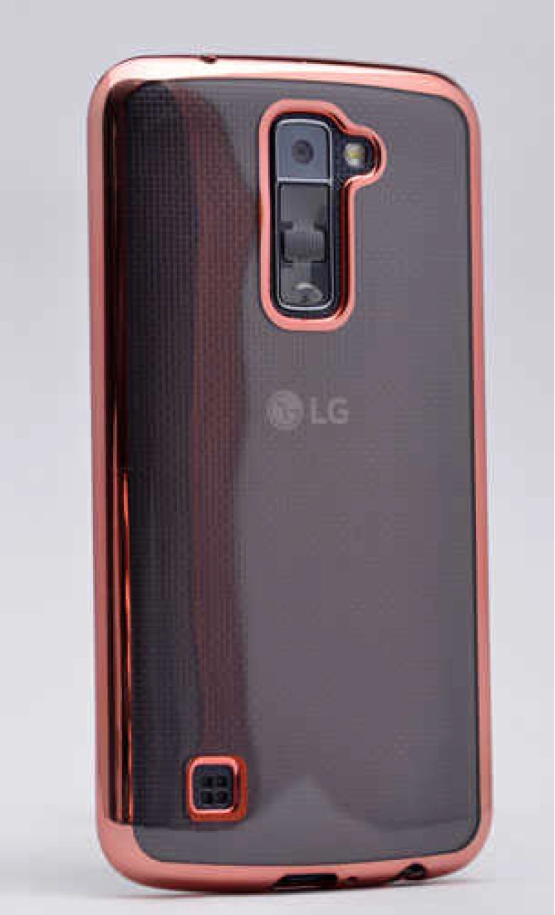 LG K10 Kılıf Zore Lazer Kaplama Silikon