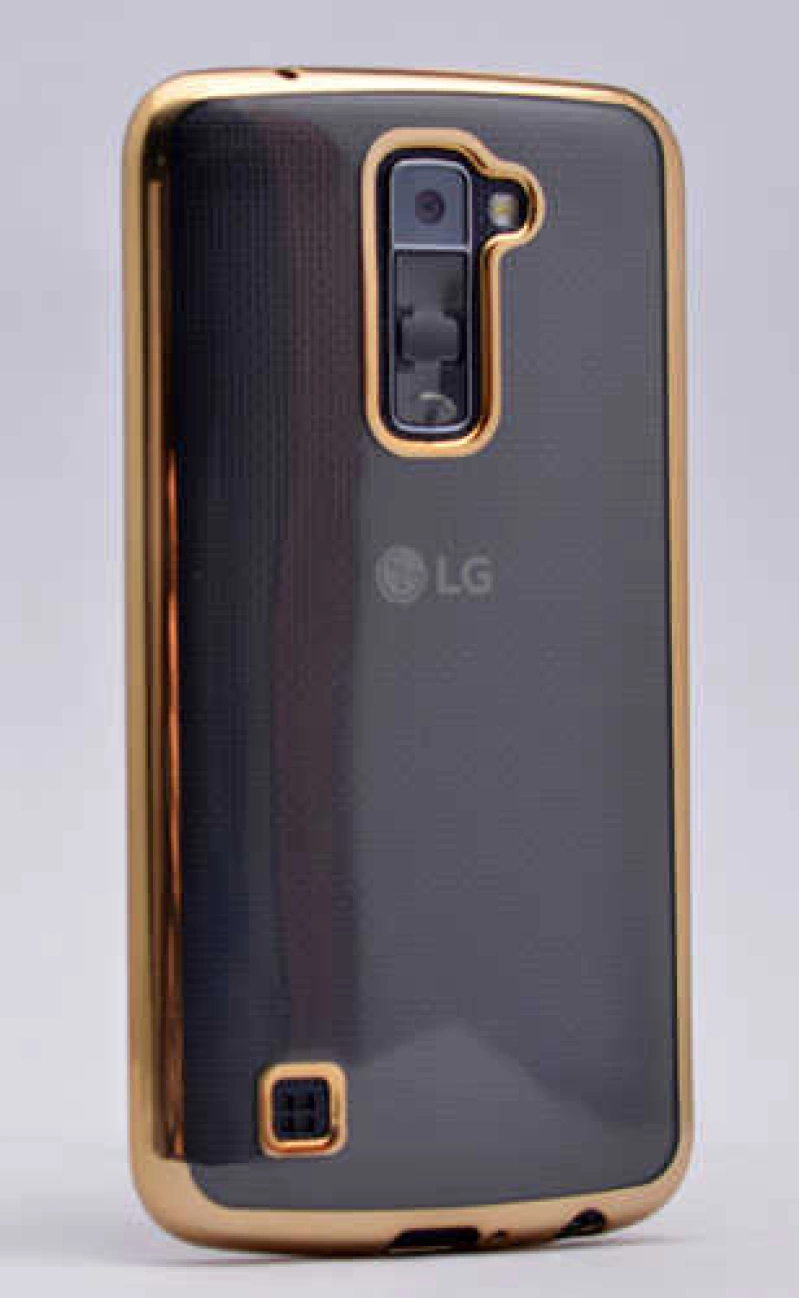 LG K10 Kılıf Zore Lazer Kaplama Silikon