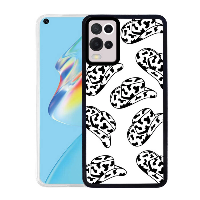 More TR Oppo A54 4G Kılıf Zore M-Fit Desenli Kapak