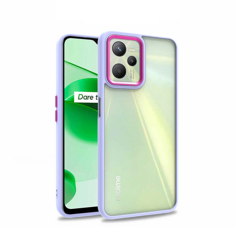 More TR Realme C35 Kılıf Zore Flora Kapak