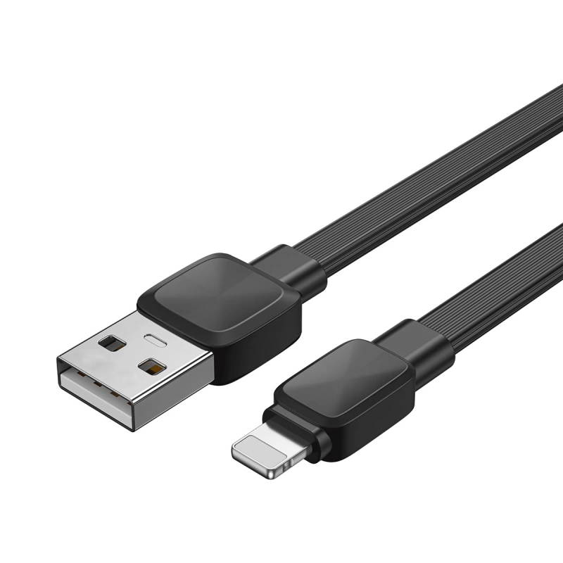 More TR Wiwu Bravo Wİ-C003 Yassı Tasarım Lightning Usb Kablo 1M