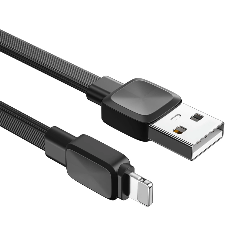 More TR Wiwu Bravo Wİ-C003 Yassı Tasarım Lightning Usb Kablo 1M