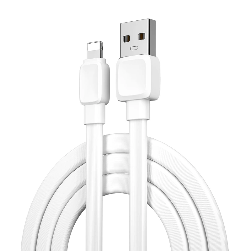 More TR Wiwu Bravo Wİ-C003 Yassı Tasarım Lightning Usb Kablo 1M