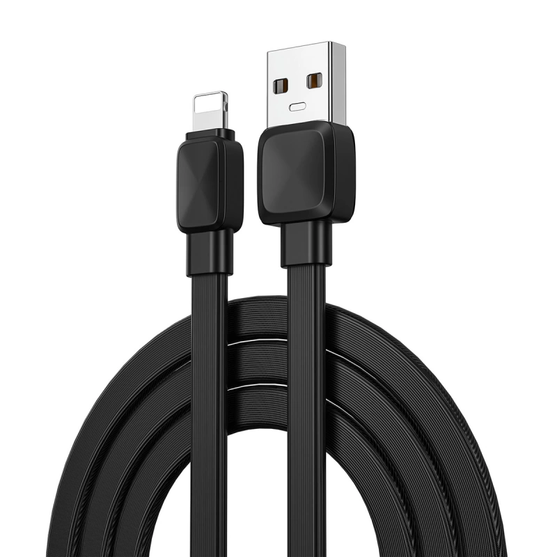 More TR Wiwu Bravo Wİ-C003 Yassı Tasarım Lightning Usb Kablo 1M