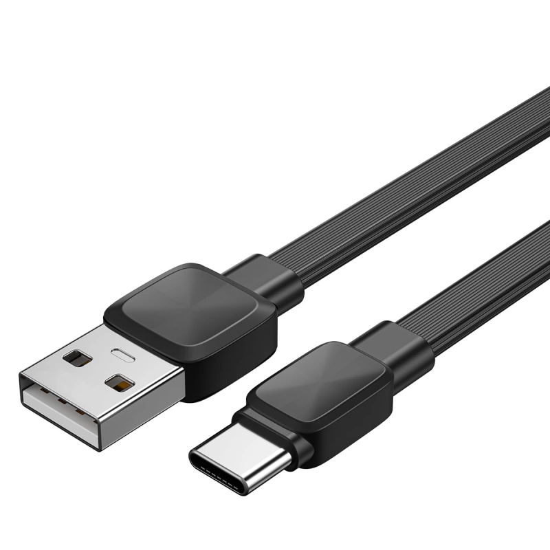 More TR Wiwu Bravo Wİ-C003 Yassı Tasarım Type-C Usb Kablo 1M