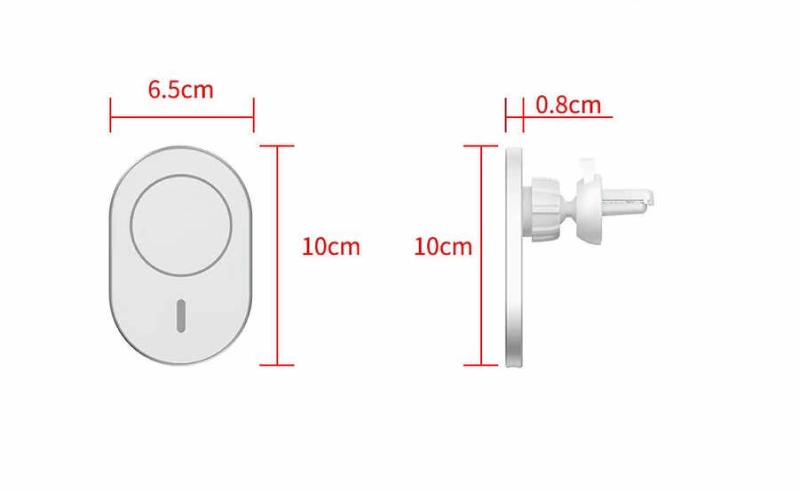 More TR Wiwu CH-306 Magnetic Wireless Charging Car Mount Araç Telefon Tutucu