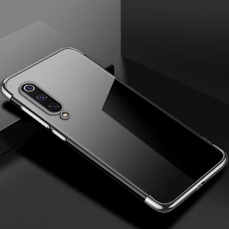 Xiaomi Mi 9 Kılıf Zore Dört Köşeli Lazer Silikon Kapak