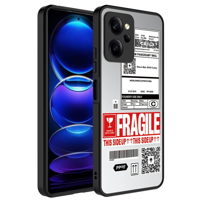 More TR Xiaomi Poco X5 Pro Kılıf Aynalı Desenli Kamera Korumalı Parlak Zore Mirror Kapak