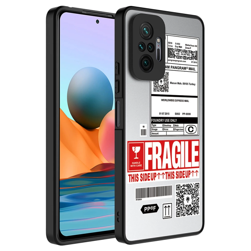 More TR Xiaomi Redmi Note 10 Pro Kılıf Aynalı Desenli Kamera Korumalı Parlak Zore Mirror Kapak