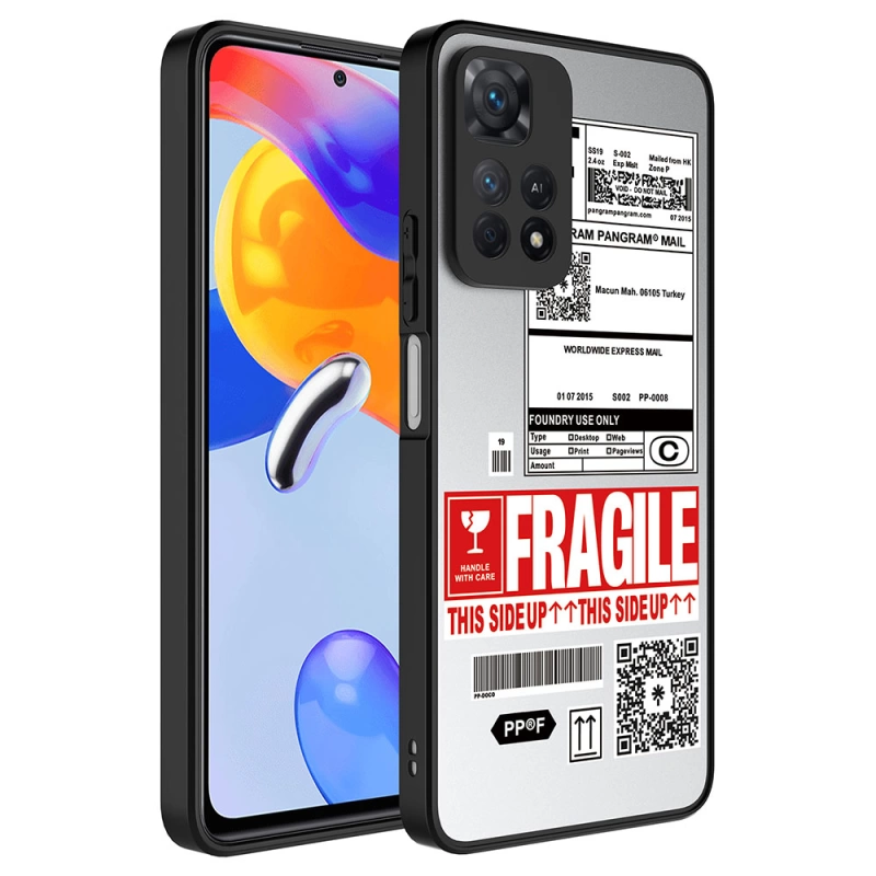 More TR Xiaomi Redmi Note 11 Pro 5G Kılıf Aynalı Desenli Kamera Korumalı Parlak Zore Mirror Kapak