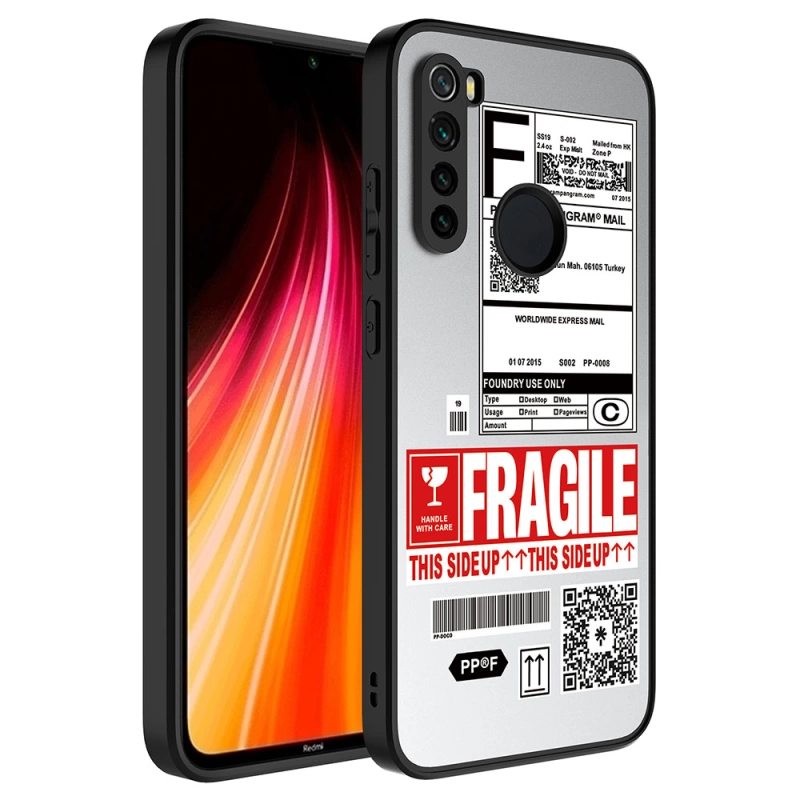 More TR Xiaomi Redmi Note 8 Kılıf Aynalı Desenli Kamera Korumalı Parlak Zore Mirror Kapak