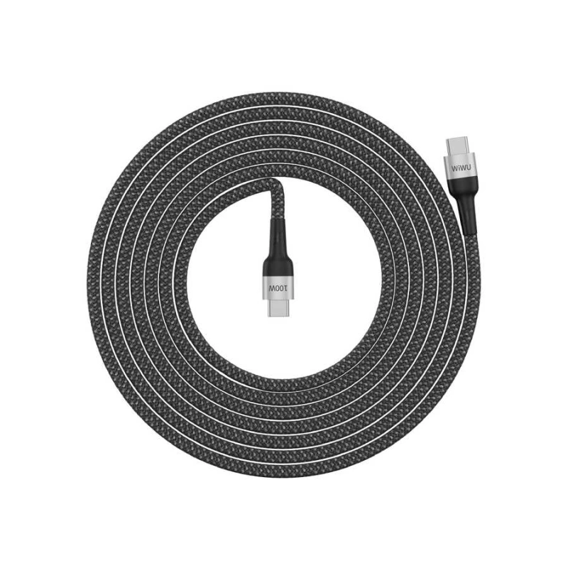 More TR Wiwu Cyclone F15 Type-C to Type-C PD Data Kablo 480Mbps 100W 1.5 metre