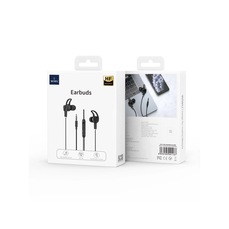 More TR Wiwu EB309 Hi-Fi Ses Kaliteli 3.5mm Kulakiçi Kulaklık