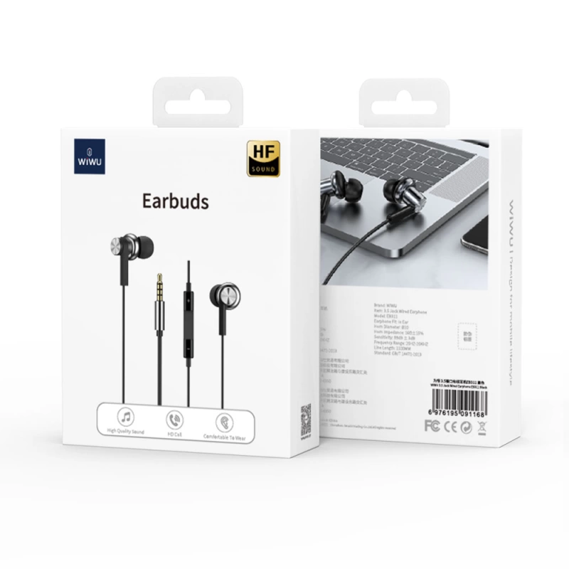 More TR Wiwu EB311 Hi-Fi Ses Kaliteli 3.5mm Kulakiçi Kulaklık