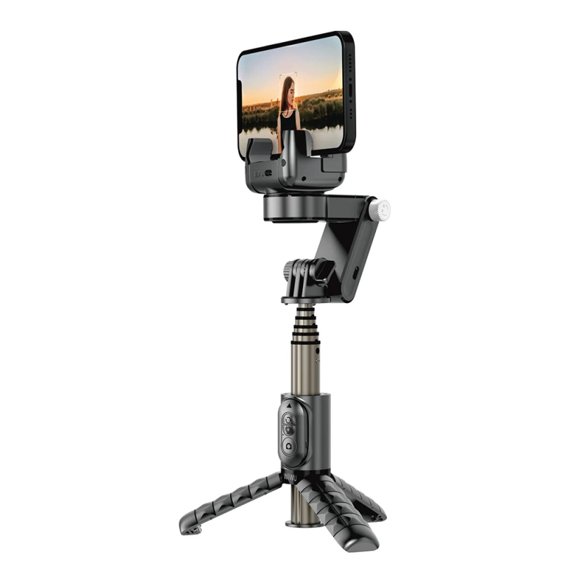 More TR Wiwu Wi-SE006 Çok Fonksiyonlu Işıklı Gimbal Sabitleyici Tripod Selfie Çubuğu