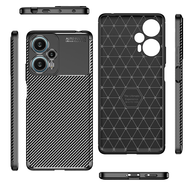 More TR Xiaomi Poco F5 Kılıf Zore Negro Silikon Kapak