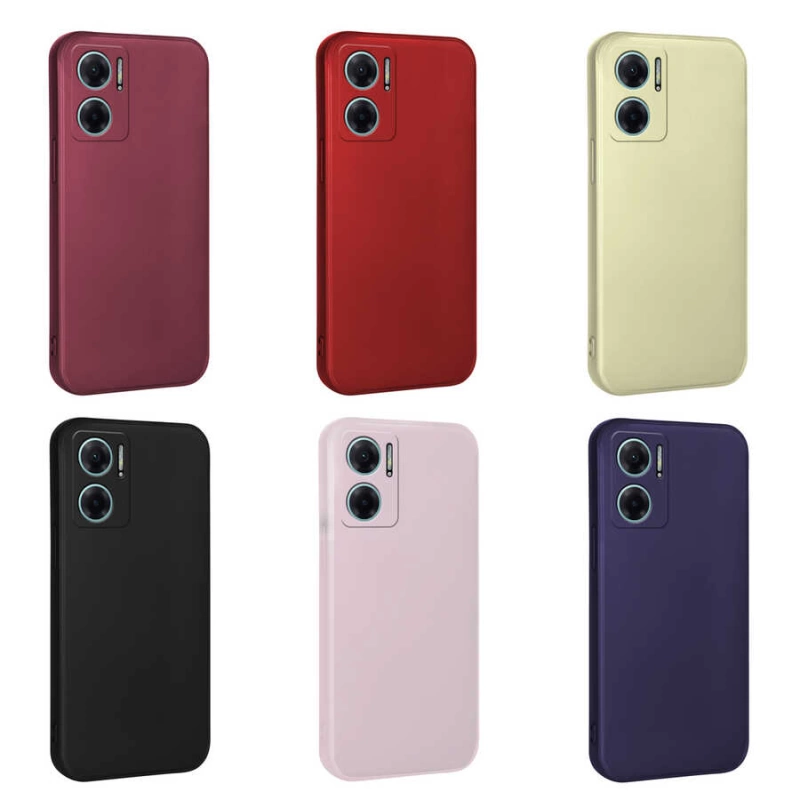 More TR Xiaomi Redmi Note 11E Kılıf Zore Premier Silikon Kapak