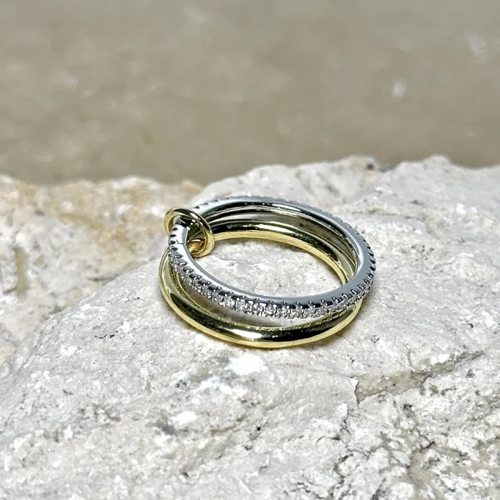 2li Gold-Silver Yüzük