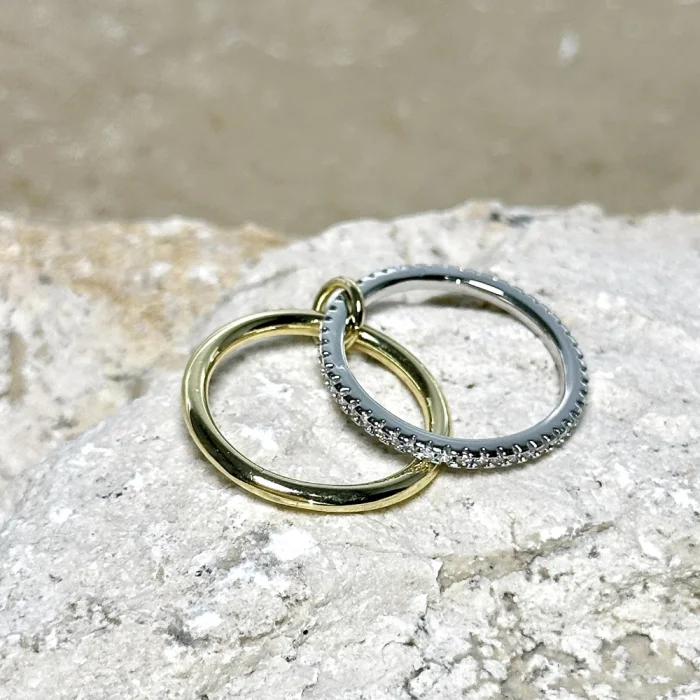 2li Gold-Silver Yüzük