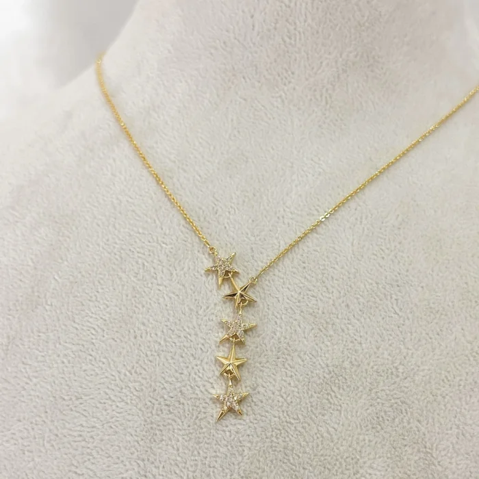 Star Y Kolye Gold
