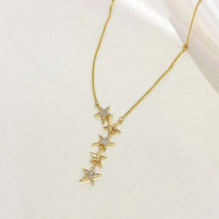 Star Y Kolye Gold
