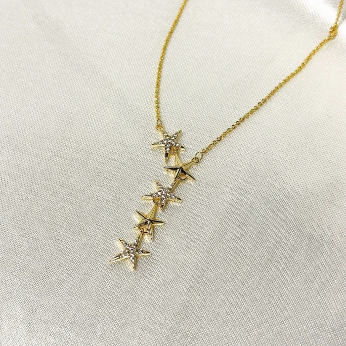 Star Y Kolye Gold