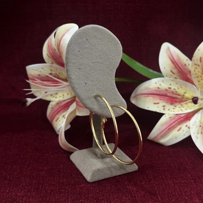 Çelik Orta Halka Küpe Gold