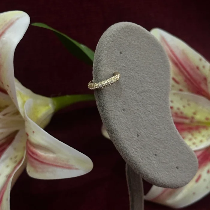 Sade Şık Taşlı Earcuff