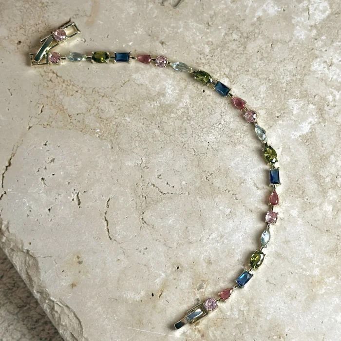 VIP Seri Çok Renkli Zirkon Bileklik